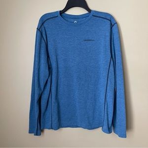 MERELL BSELECT WICK Men’s Blue Long Sleeves Shirt Size XL